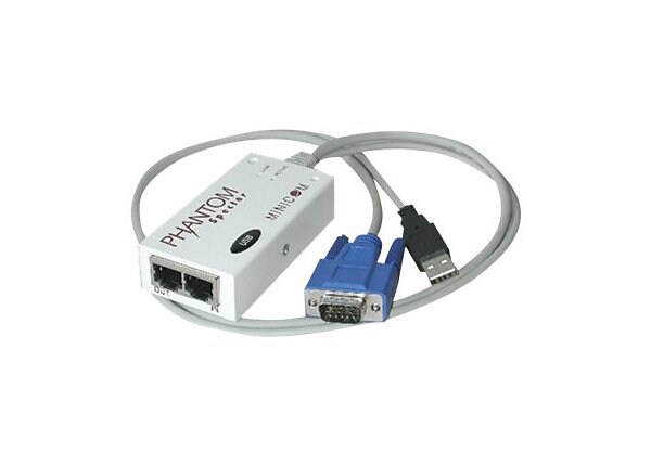 Tripp Lite Minicom USB Remote Unit for Phantom Specter II KVM Switch TAA GSA - KVM extender - TAA Compliant