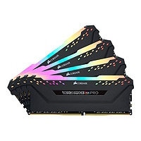 CORSAIR Vengeance RGB PRO - DDR4 - kit - 128 Go: 4 x 32 GB - DIMM 288-pin -