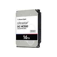 WD Ultrastar DC HC550 WUH721816AL5204 - hard drive - 16 TB - SAS 12Gb/s
