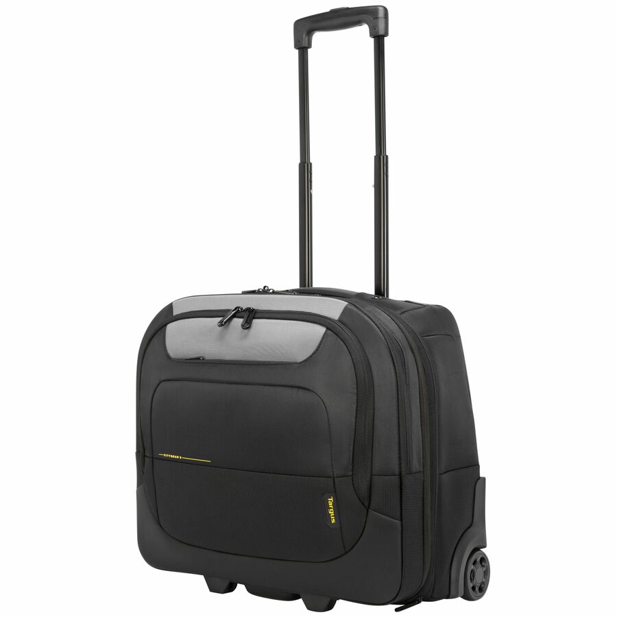 Targus CityGear TCG717GL Carrying Case (Roller) for 15.6" to 17.3" Notebook - Black, Gray