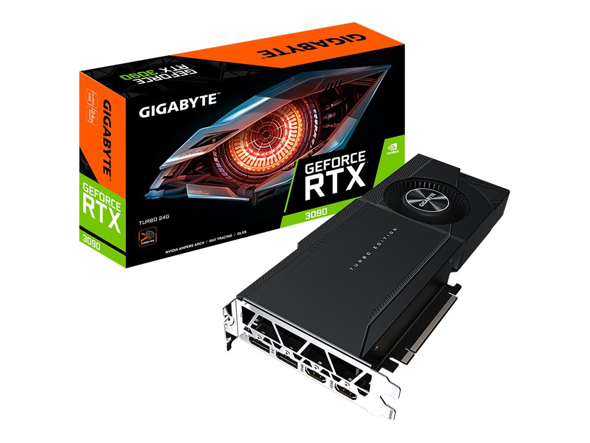Gigabyte GeForce RTX 3090 TURBO 24G - graphics card - GF RTX 3090 - 24 GB