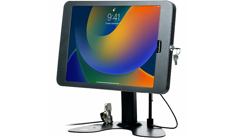 CTA Dual Security Kiosk Stand with Locking Case & Cable - mounting kit