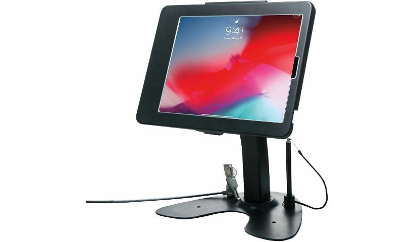 CTA Dual Security Kiosk Stand w/ Locking Case & Cable for 11" iPad Pro