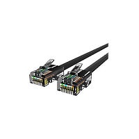 Belkin Cat5e/Cat5 10ft Black Ethernet Patch Cable, No Boot, PVC, UTP, 24 AWG, RJ45, M/M, 350MHz, 10'