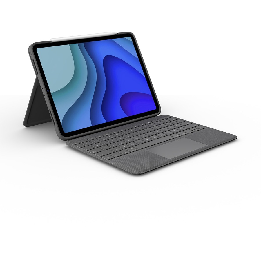 Logitech Folio Touch Keyboard/Cover Case (Folio) for 11" (279.40 mm) Apple, Logitech iPad Pro, iPad Pro (2nd