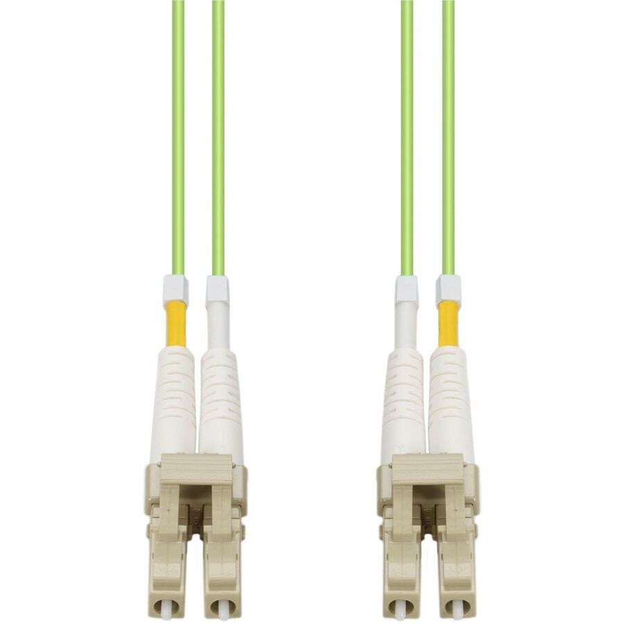 Proline 7m LC to LC Lime Green OM5 Duplex OFNR (Riser-Rated) Fiber Patch Ca