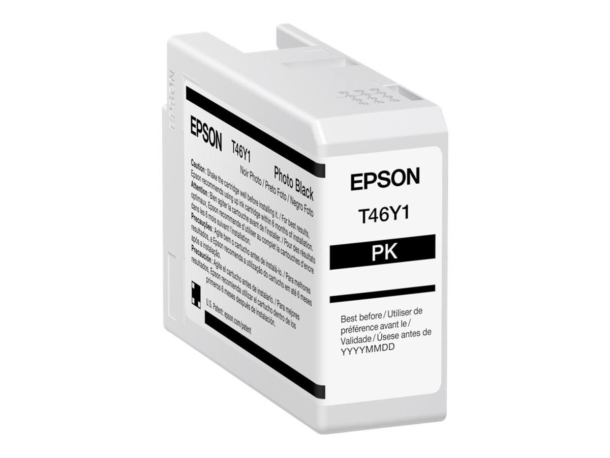 Epson T46Y - photo noire - original - cartouche d'encre