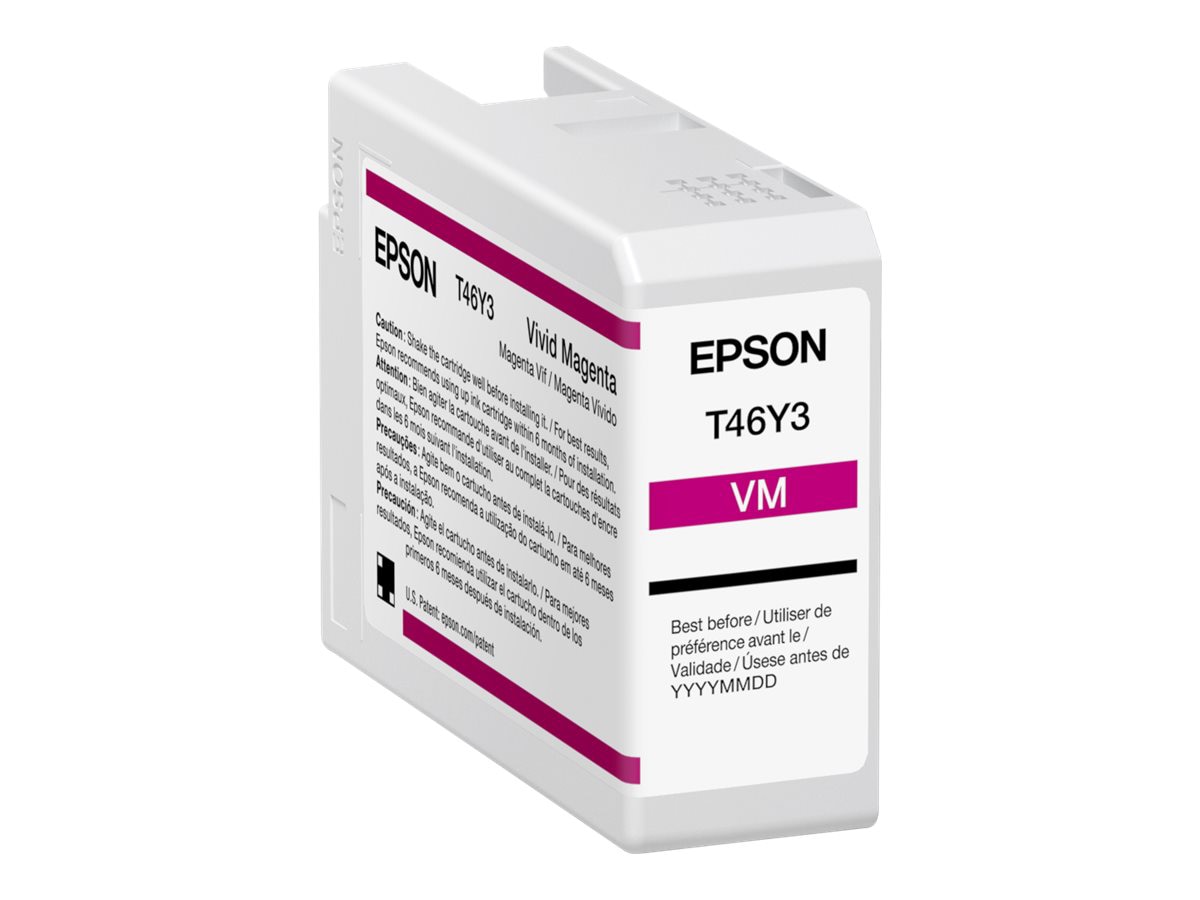 Epson T46Y - vivid magenta - original - ink cartridge