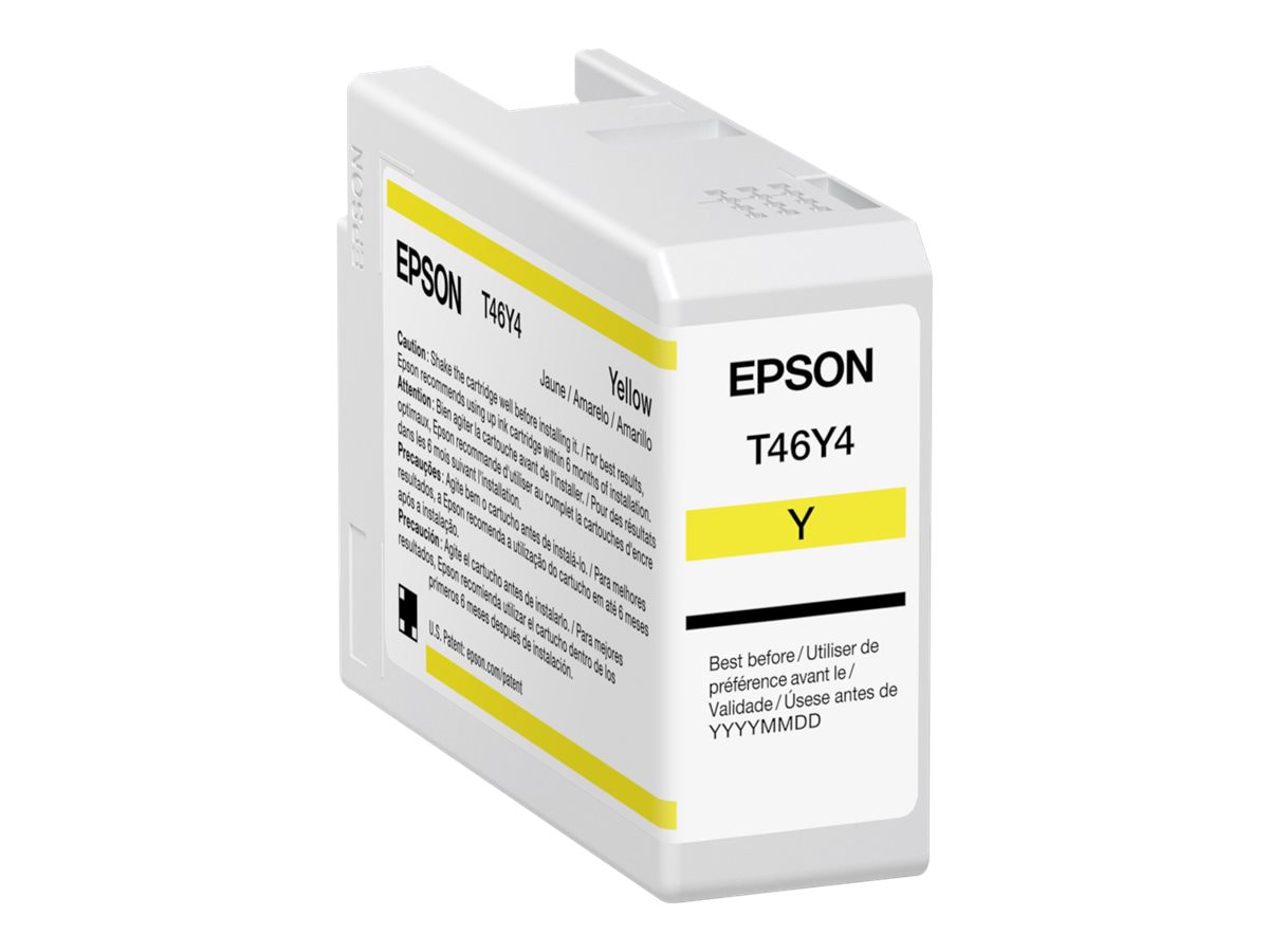 Epson T46Y - yellow - original - ink cartridge