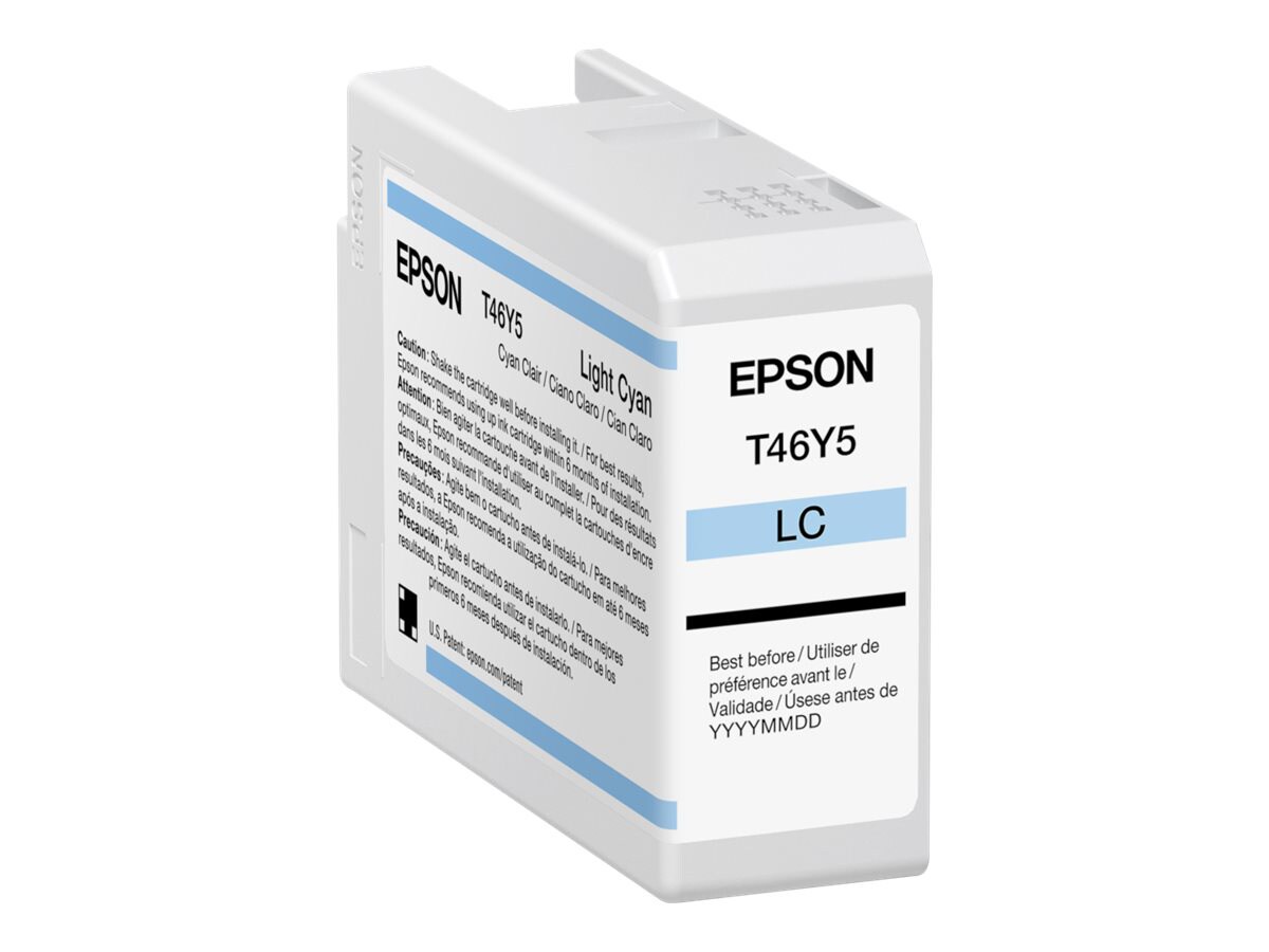 Epson T46Y - cyan clair - original - cartouche d'encre