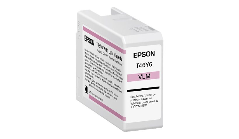 Epson T46Y - light magenta - original - ink cartridge