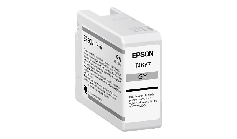 Epson T46Y - gris - original - cartouche d'encre
