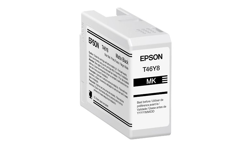 Epson T46Y - noir mat - original - cartouche d'encre