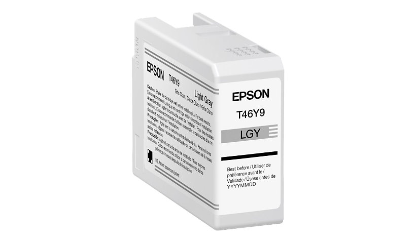 Epson T46Y - gris clair - original - cartouche d'encre
