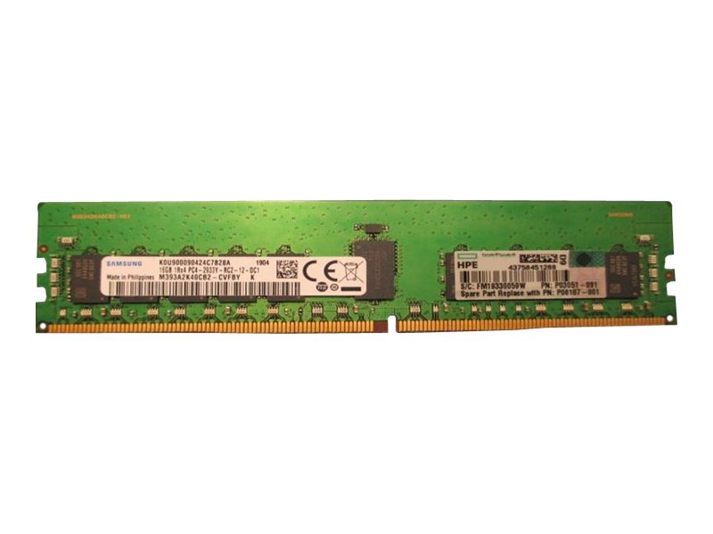 HPE SimpliVity - DDR4 - kit - 144 GB: 6 x 8 GB + 6 x 16 GB - DIMM 288-pin - 2933 MHz / PC4-23400 - registered