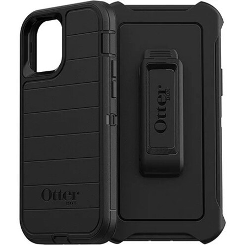 Clear For iPhone 12 Mini 12 Pro Max Rugged Defender Case with Clip fits  Otterbox