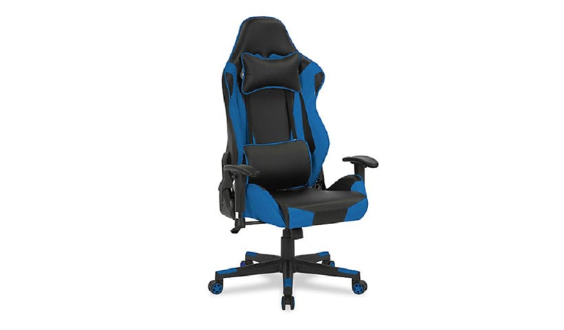 Spectrum Esports Genova - chair - carbon polyvinyl chloride (PVC) - blue