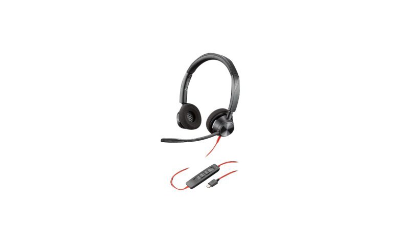 Poly Blackwire 3320 - headset - 213935-101 - Wired Headsets - CDW.com