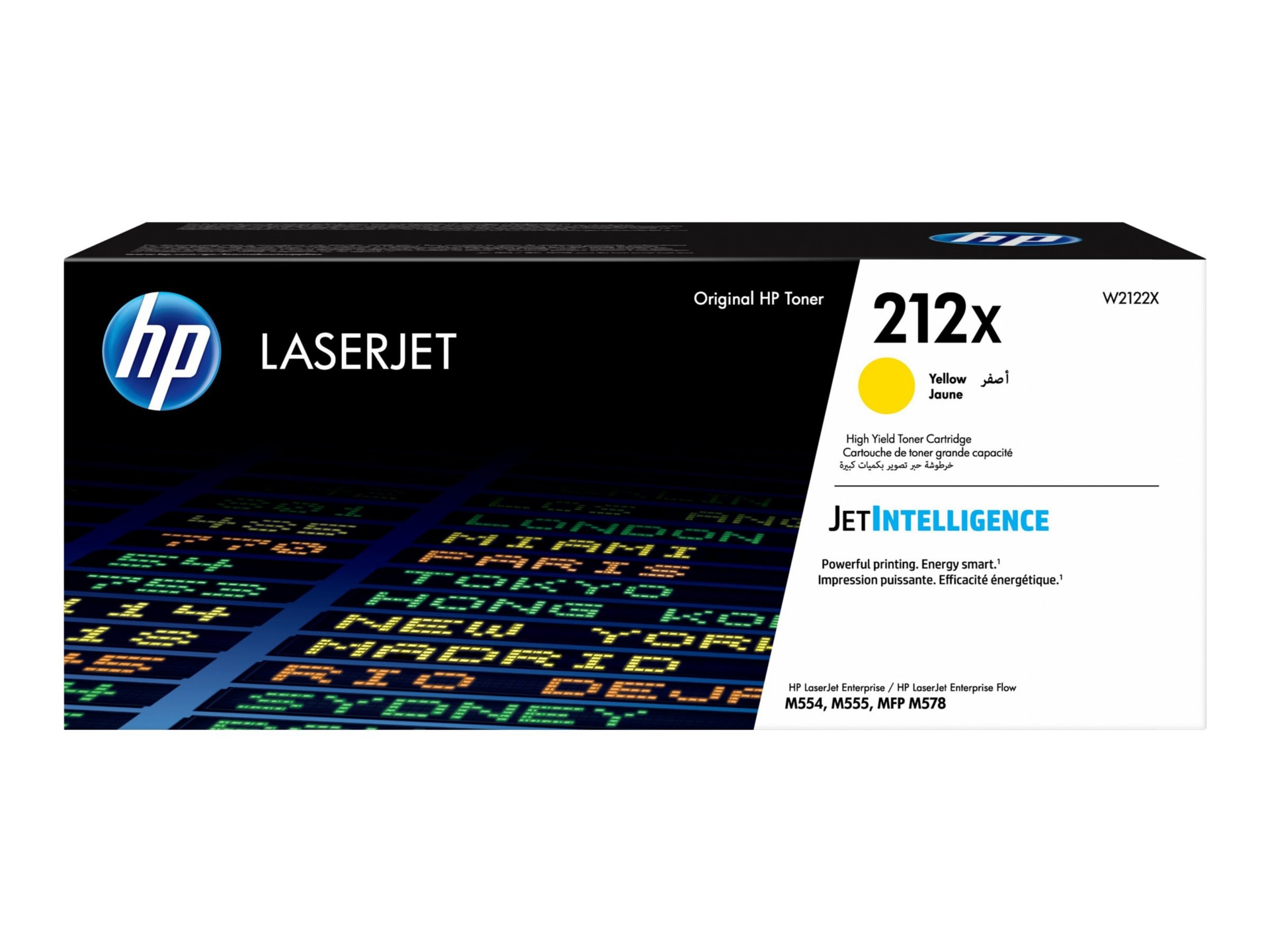 HP 212X Original High Yield Laser Toner Cartridge - Yellow - 1 Each