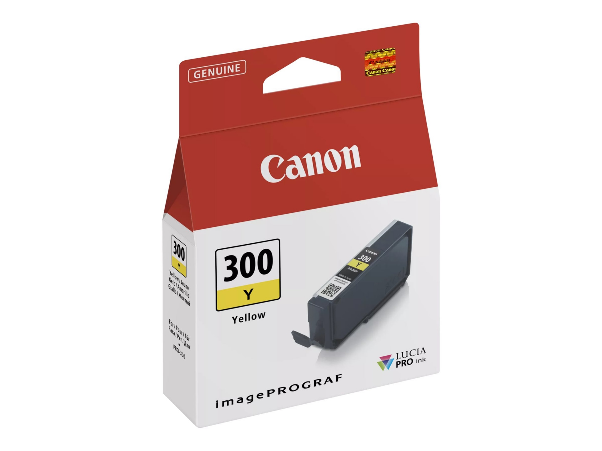 Canon PFI-300 Y - yellow - original - ink tank