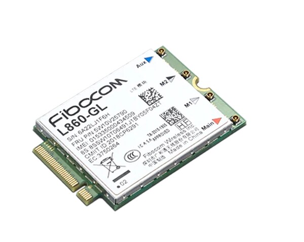 Fibocom L860-GL - wireless cellular modem - 4G Advanced - 4XC1B83610 - -