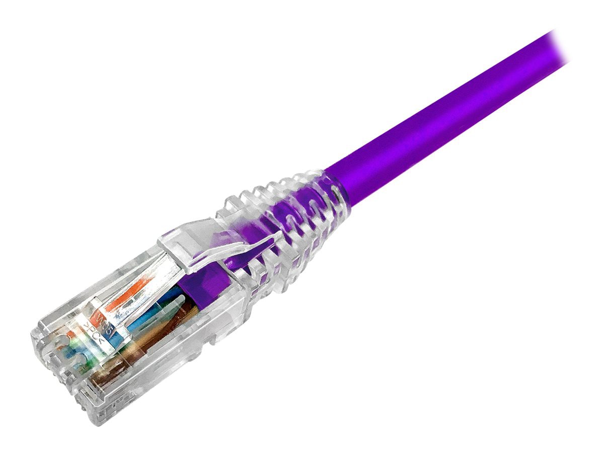 Uniprise UC Series patch cable - 7 ft - violet