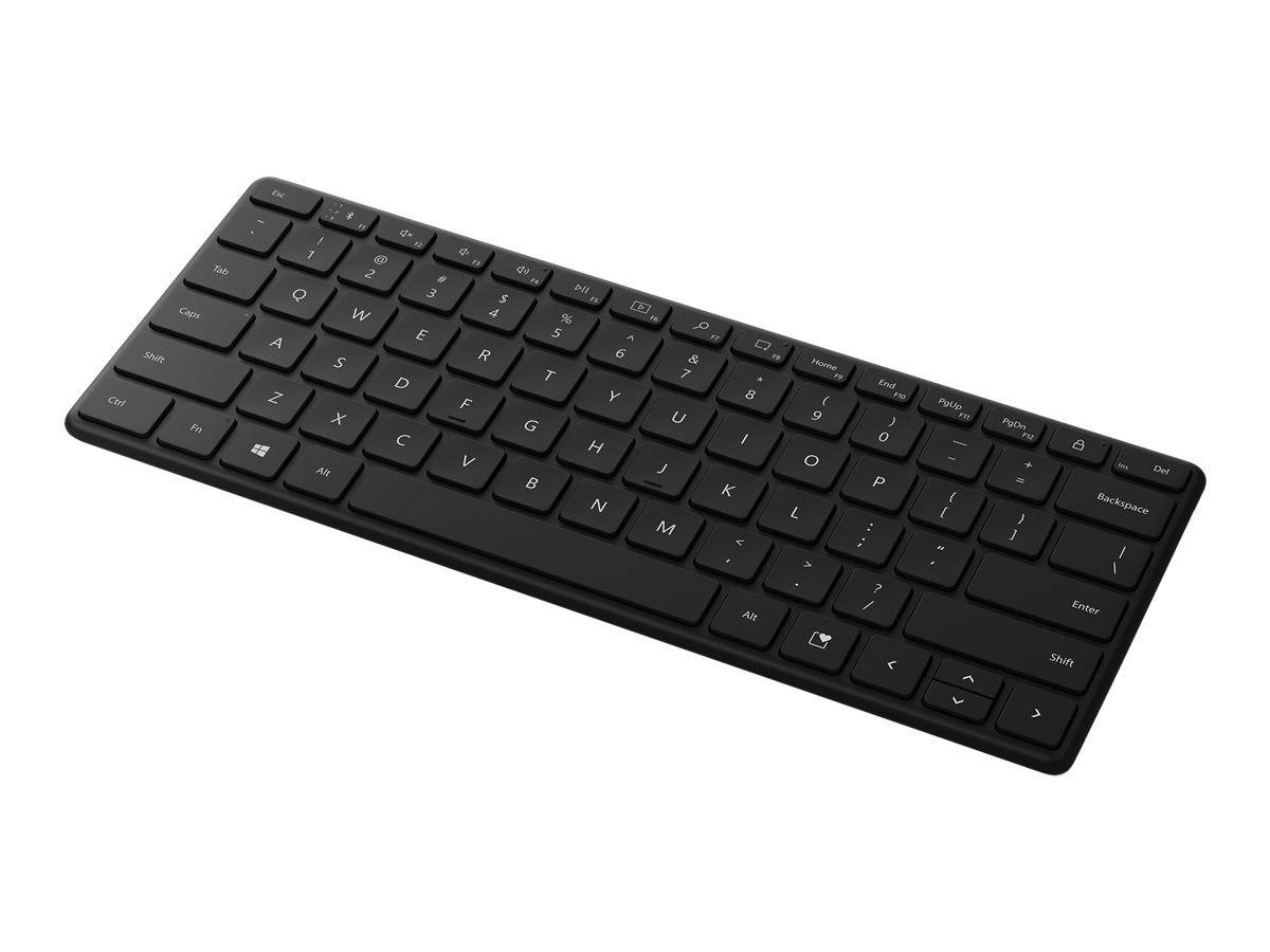 Microsoft Designer Compact - keyboard - English - matte black Input Device