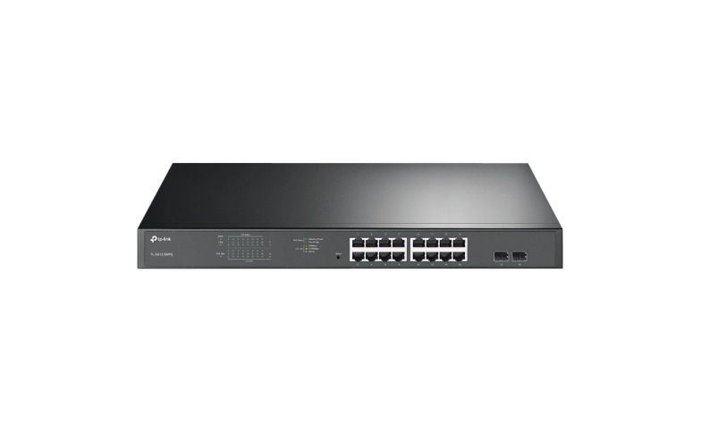 TP-Link JetStream 16-Port Gigabit Easy Smart PoE/PoE+ Switch - TL