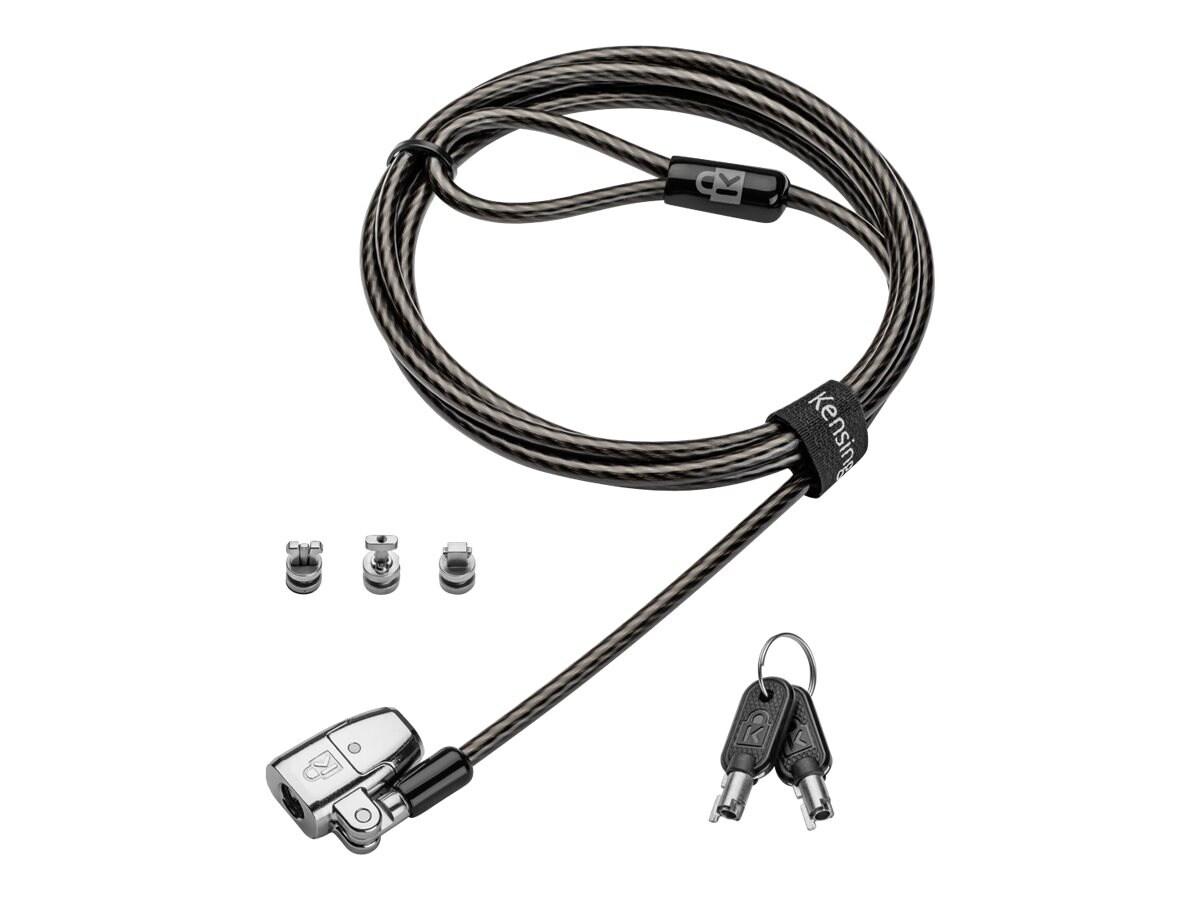 Kensington ClickSafe 2.0 Universal Keyed Laptop Lock - security cable lock
