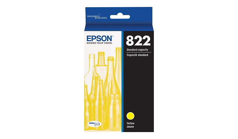Epson T822 - yellow - original - ink tank