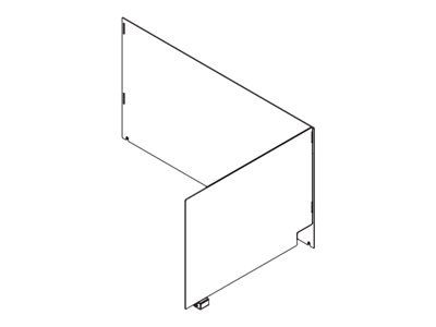 Spectrum Esports Evolution - partition screen - 2-panel - 112 x 76.2 x 54.6 cm - clear