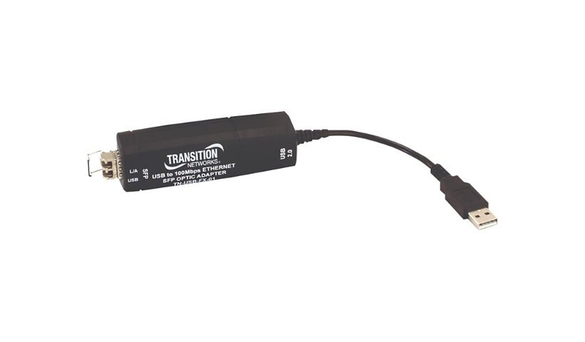 Transition Networks Scorpion-USB - network adapter - USB 2.0 - 100Base-FX