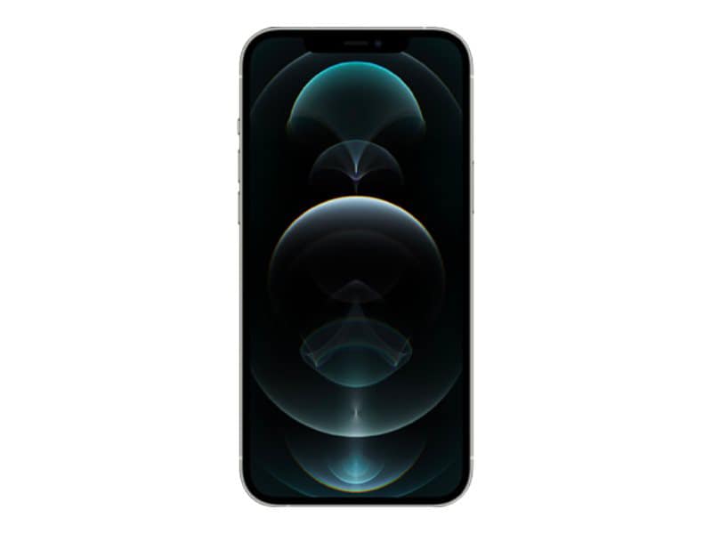 Apple Iphone 12 Pro Max Silver 5g 128 Gb Cdma Gsm Smartphone Mg8y3ll A Cell Phones Accessories Cdw Com