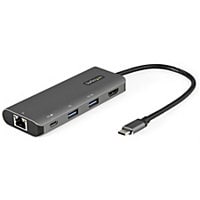 StarTech.com USB C Multiport Adapter - 4K HDMI/PD/USB/GbE- 10Gbps Mini Dock