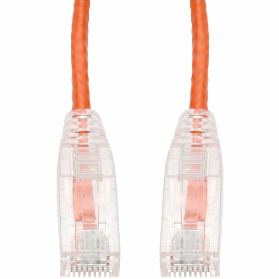 Proline 25ft Orange CAT 6 Slim PVC Ethernet Cable Snagless Clear-Claw RJ-45