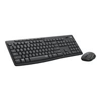 Logitech MK295 Silent - ensemble clavier et souris - graphite