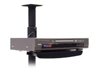 Chief Component Pole Shelf - For VCR or DVD - Black