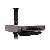 Chief Component Pole Shelf - For VCR or DVD - Black
