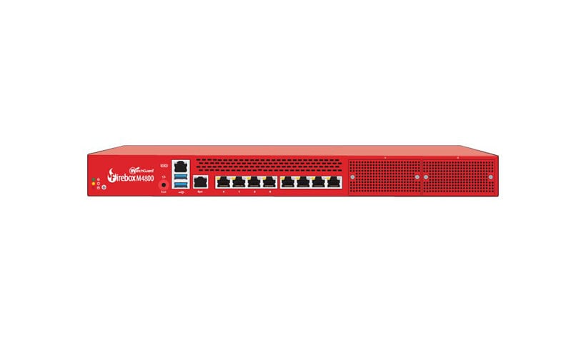 WatchGuard Firebox M4800 - High Availability - security appliance - with 3 years Standard Support