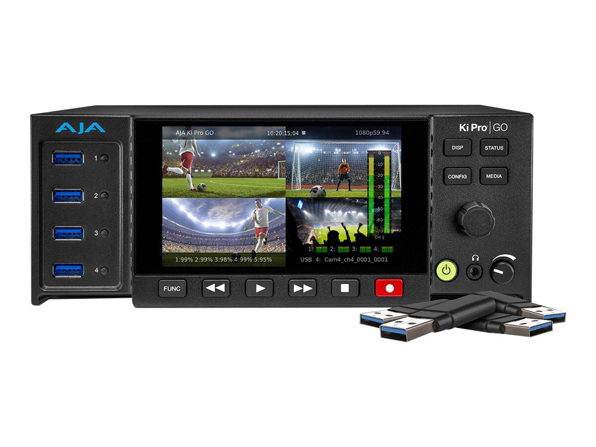 AJA Ki Pro Go multichannel AV recorder