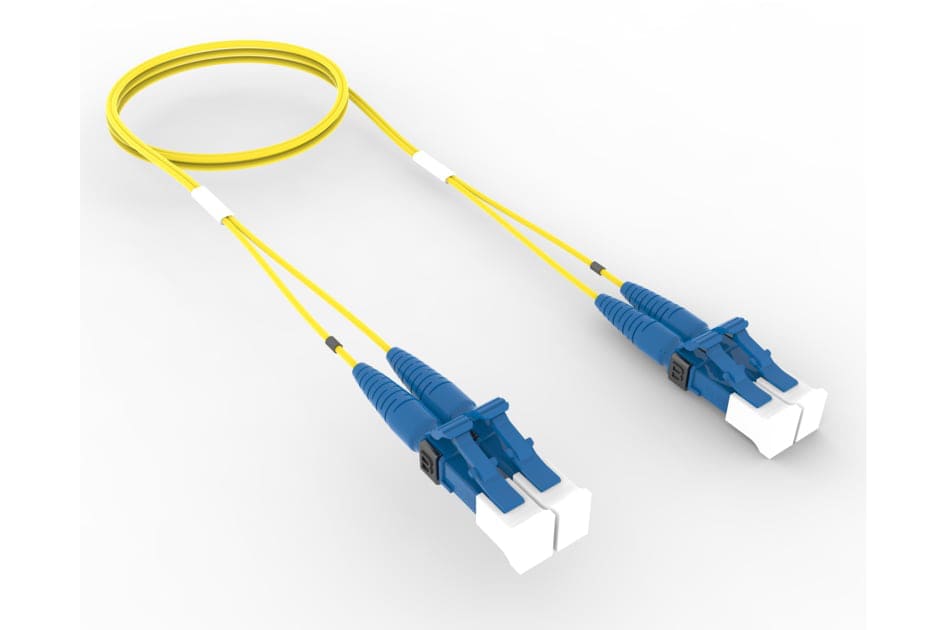 CommScope 25' Singlemode LC/UPC to LC/UPC Duplex Riser Fiber Patch Cord - Y