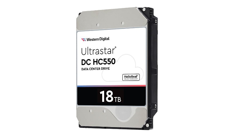 WD Ultrastar DC HC550 WUH721818ALE6L4 - hard drive - 18 TB - SATA 6Gb/s