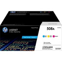 HP 508A Original Laser Toner Cartridge - Cyan, Magenta, Yellow - 3 / Pack