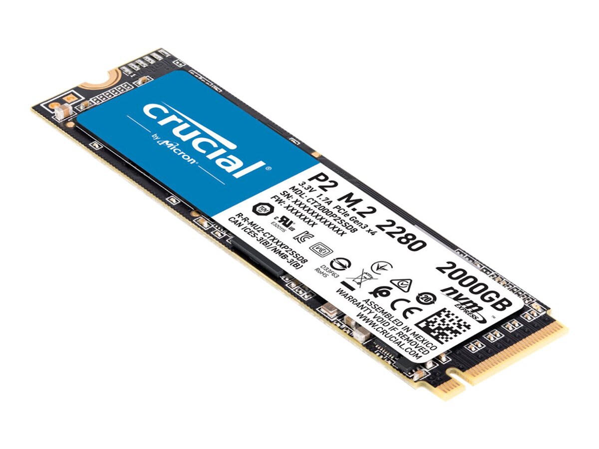 CRUCIAL P2 3D NAND NVME PCIE M.2 SSD