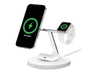 Thumbnail 2 of 9 for Belkin BoostCharge Pro MagSafe 3-in-1 wireless charging stand - 15 Watt