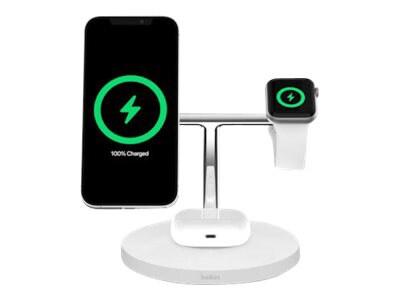 Thumbnail 4 of 9 for Belkin BoostCharge Pro MagSafe 3-in-1 wireless charging stand - 15 Watt