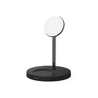 Belkin 2-in-1 Wireless Charger Stand with MagSafe - Black