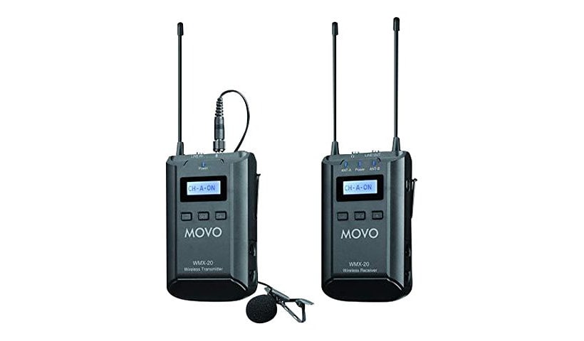 Movo WMX-20 - wireless microphone system