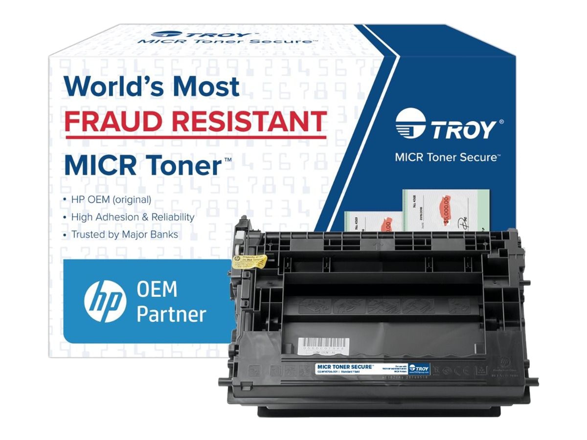 TROY MICR Toner Secure M610/M611/M612 - black - original - MICR toner cartridge