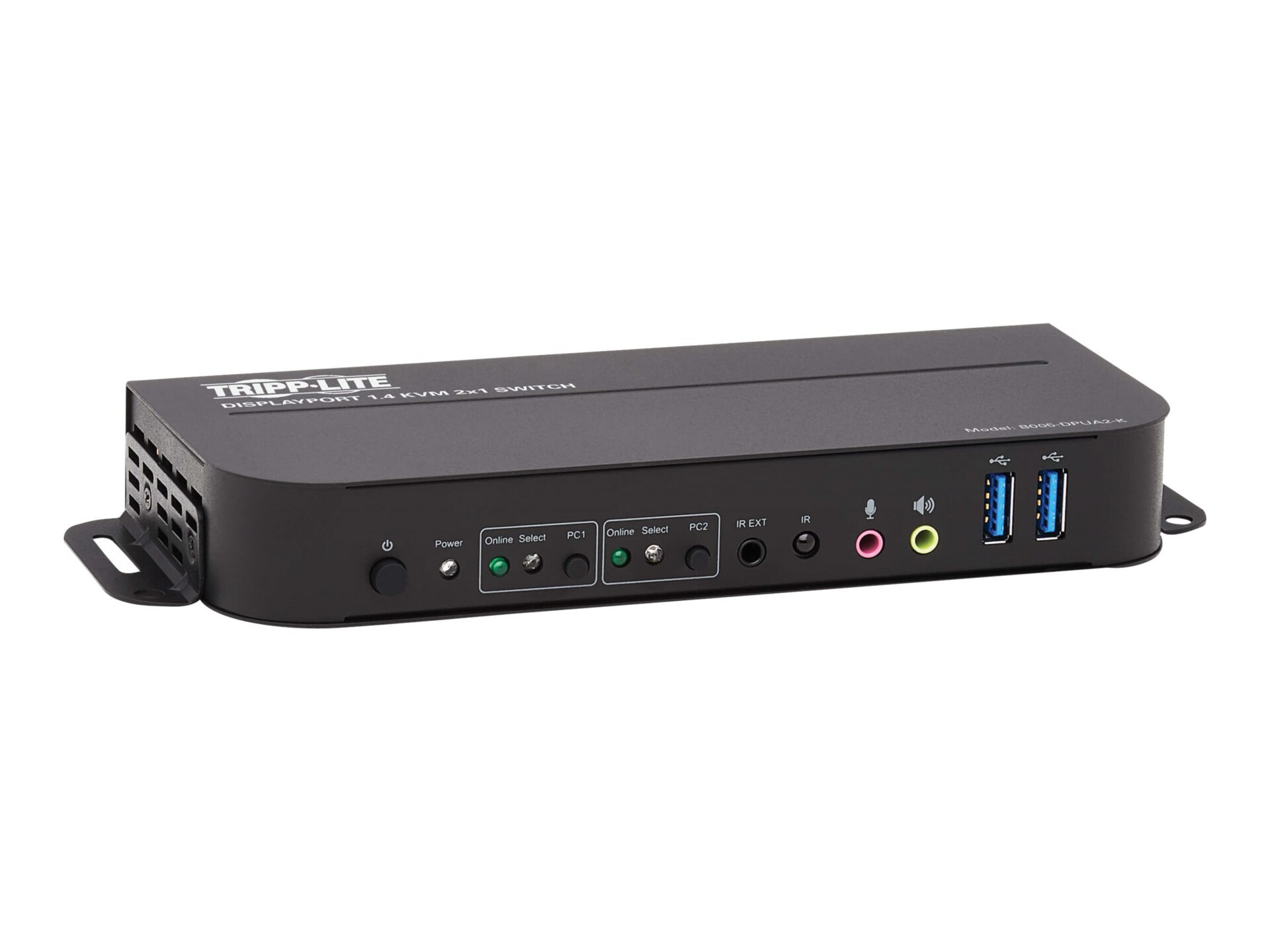 Eaton Tripp Lite series DisplayPort USB KVM Switch 2-Port 4K 60Hz HDR DP 1.